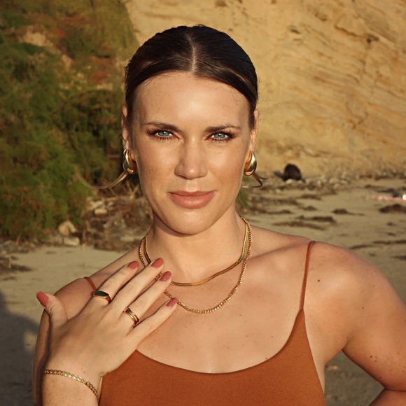 NWT Waterproof 18k gold plated curb chain - Picture 4 of 5